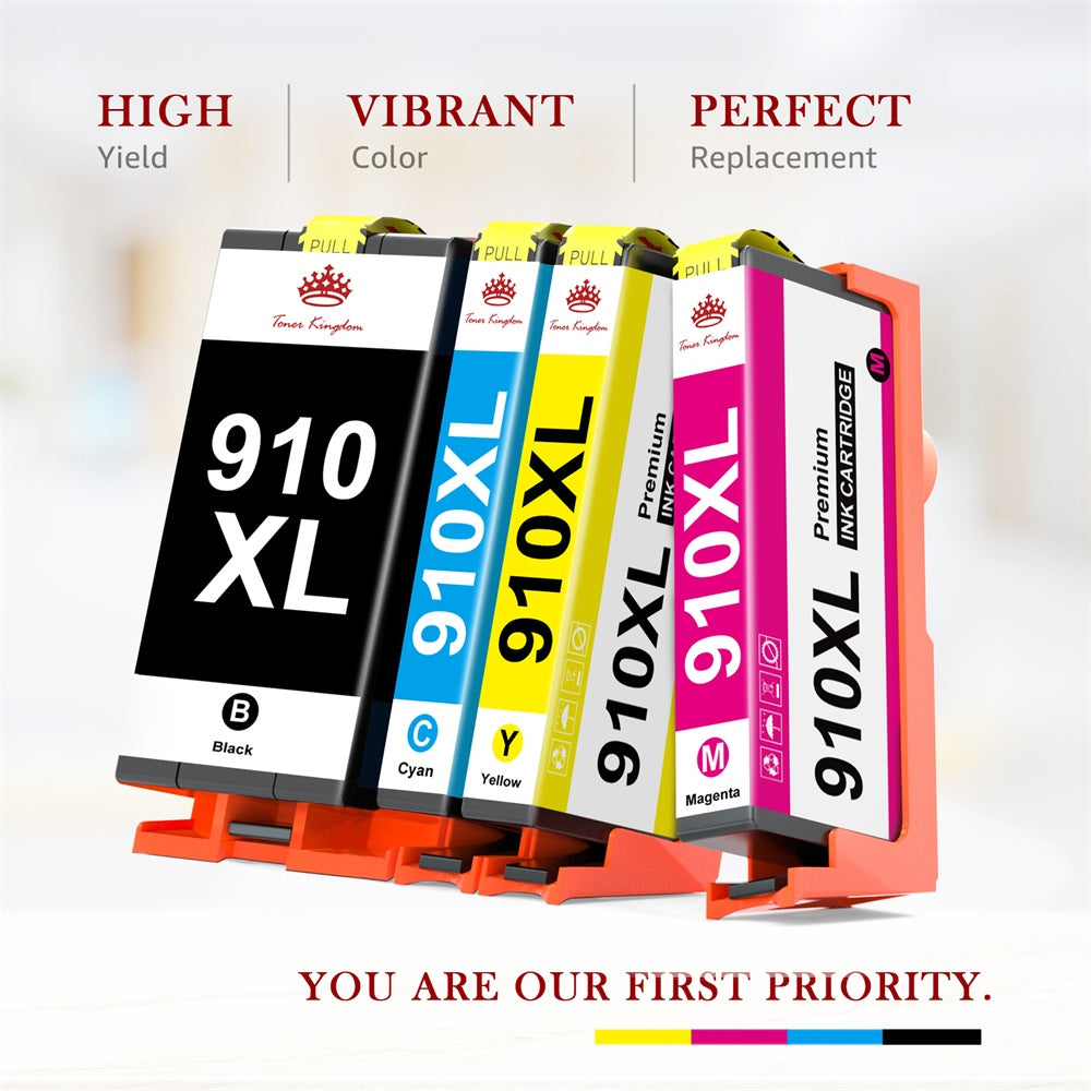 Compatible HP 910XL Ink Cartridge - 4 Pack