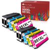 Compatible HP 950XL 951XL Inkjet Cartridge - 8 Pack