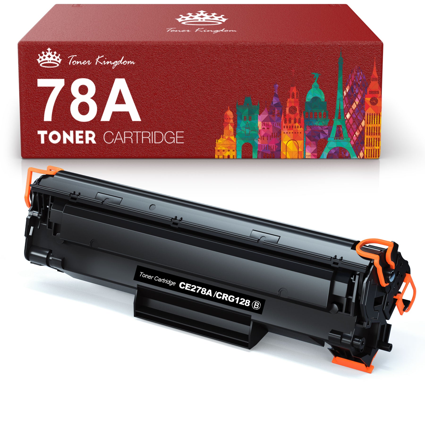 Compatible HP CE278A 78A Black Toner Cartridge - 1 Pack