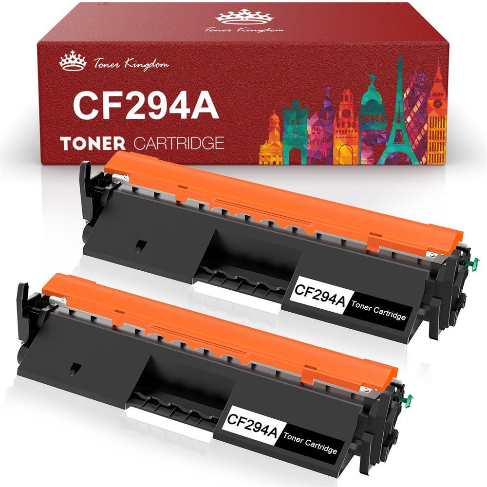 Compatible HP CF294A 94A Black Toner Cartridge - 2 Pack