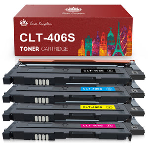 Compatible Samsung 406S Toner Cartridges - 4 Pack