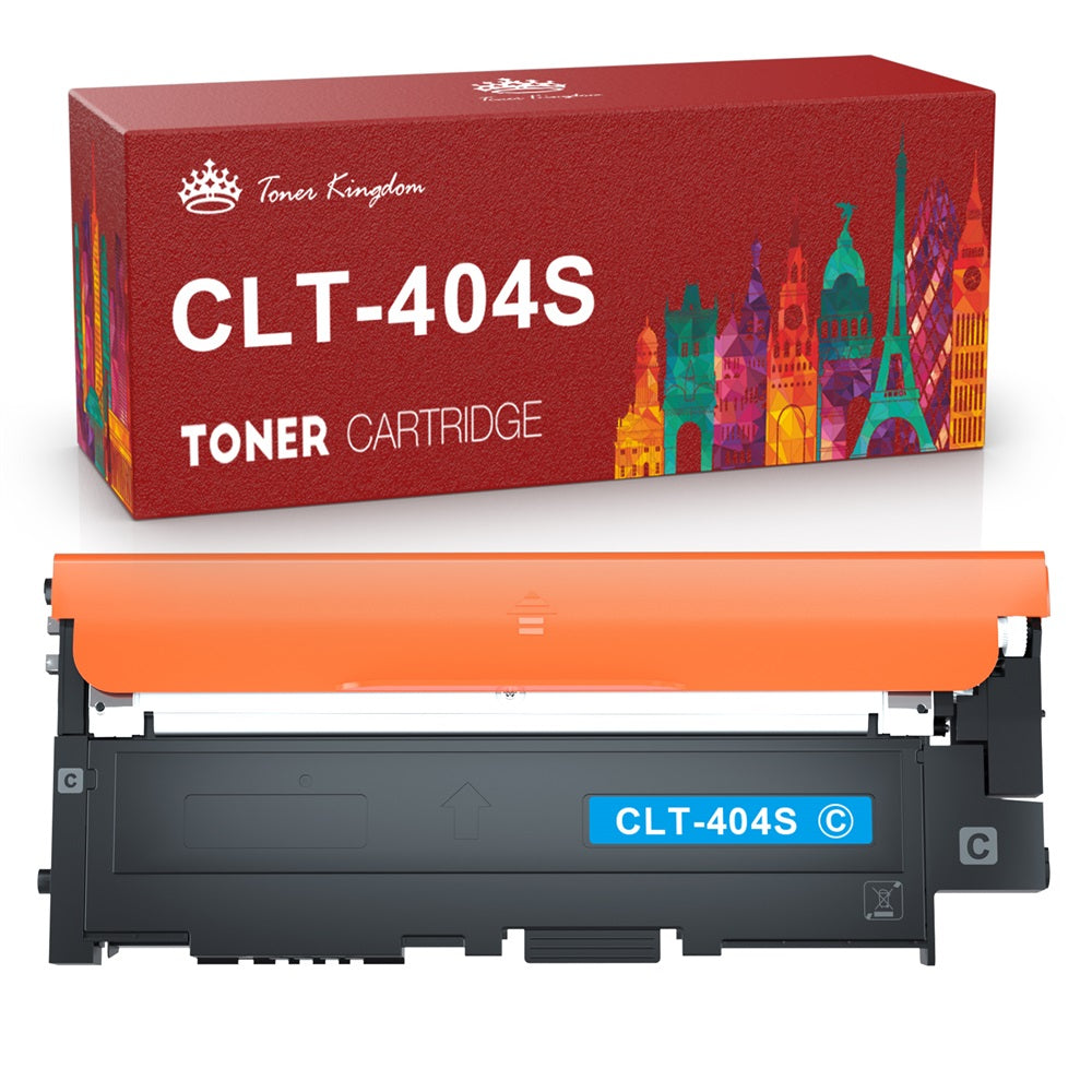 Compatible Samsung CLT-C404S Cyan Toner Cartridges - 1 Pack