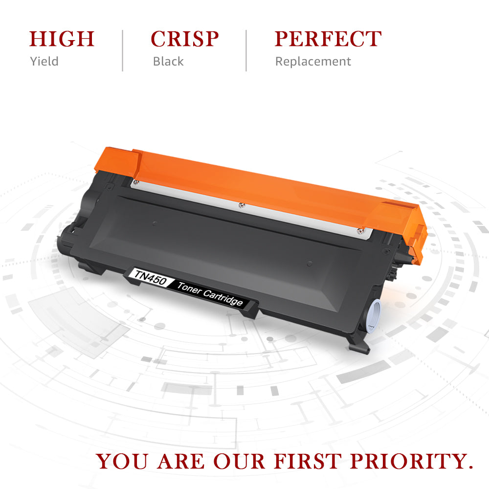Compatible Brother TN450 TN420 High Yield Toner Cartridge -1 Pack
