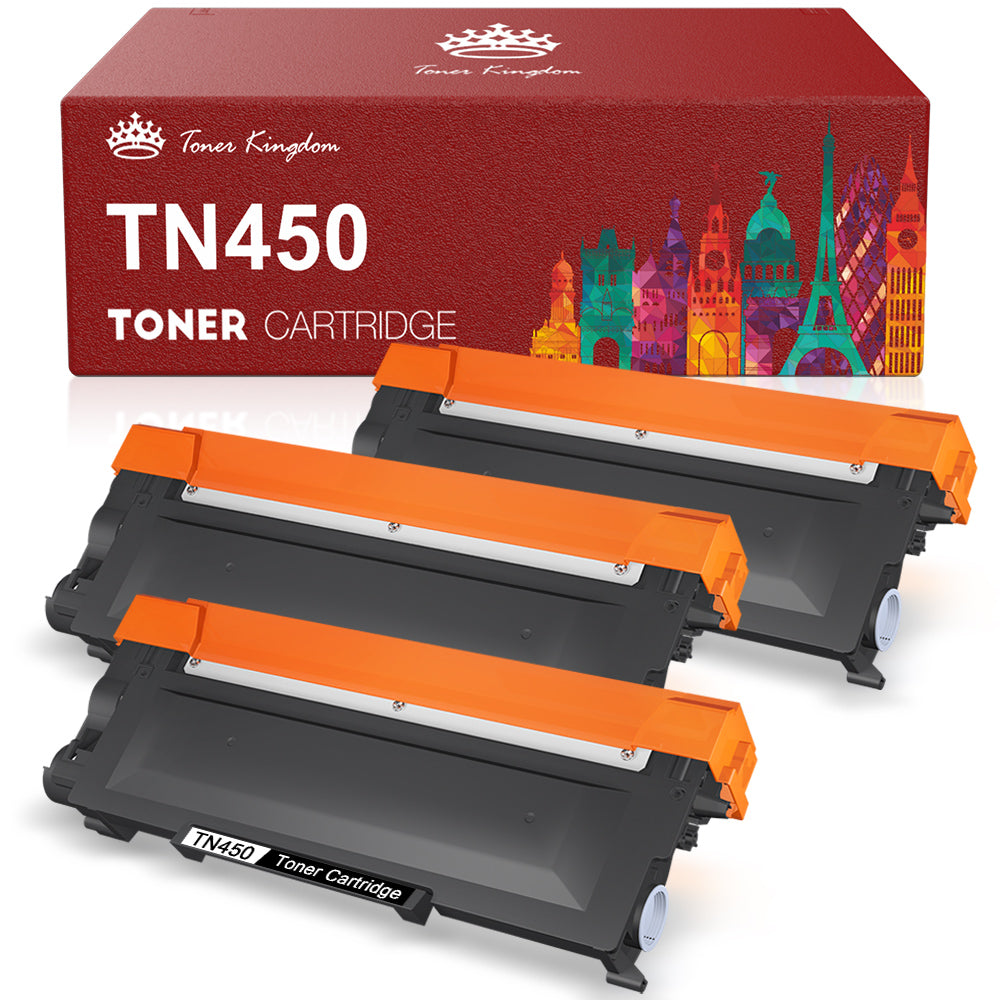 Compatible Brother TN450 TN420 High Yield Toner Cartridge -3 Pack