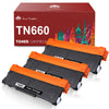 Compatible Brother TN630 TN-660 Toner Cartridge -3 Pack