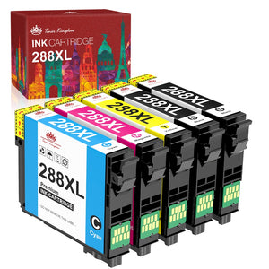 Epson 288XL Remanufactured Ink Cartridges - 5 Pack