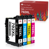 Epson 702XL T702XL Remanufactured Ink Cartridge - 4 Pack