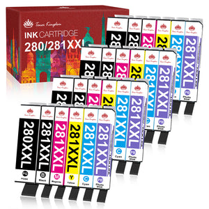 Compatible Canon PGI 280 XXL CLI 281 XXL Ink Cartridge -24 Pack