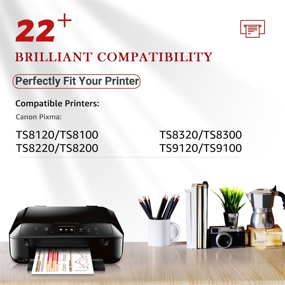 Compatible Canon PGI 280 XXL CLI 281 XXL Ink Cartridge -12 Pack