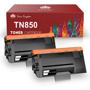 Compatible Brother TN-850 TN820 TN880 High Yield Toner Cartridge -2 Pack