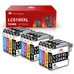 Compatible Brother LC61 LC65XL Ink Cartridge – 12 Pack