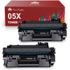 Compatible HP 05X CE505X Black Toner Cartridge - 2 Pack