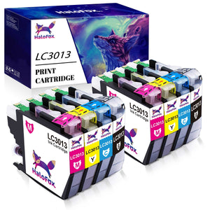 Halofox LC3013 LC3011 Ink Cartridge Replacement for Brother (2 Black, 2 Cyan, 2 Magenta, 2 Yellow)