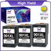 Halofox 901XL Black Ink Cartridges (3 Black)
