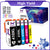 Halofox Ink Replacement for Epson 410 410XL Ink Cartridges for Expression (5 Pack)